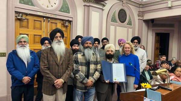 The Mayor and City Council of the City of Stockton proclaiming February 4 as Saka Nakodar Day, recognizing the 40th anniversary of the killing of four Sikh students in Nakodar, Punjab, in 1986. (Express photo)