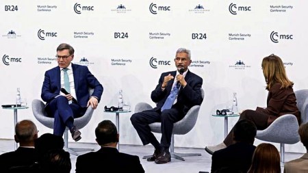 S Jaishankar at Munich Security Conference, S Jaishankar, Munich Security Conference, strategic autonomy, india strategic autonomy, india us interim trade agreement, india us trade agreement, Indian express news, current affairs