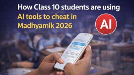 Officials noted that many students were using AI to find answers during the test. (File photo).