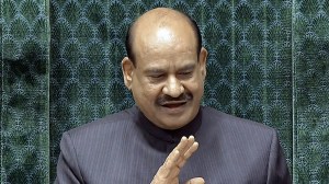 Lok Sabha Speaker Om Birla conducts the proceedings of Lok Sabha during the Parliament Budget Session