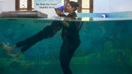 aqua therapy pool for children with disabilities