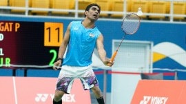 Saturday's sixth win in extra special for Pramod Bhagat as China's legendary Lin Dan, his idol, had won five men's singles world titles in able-bodied badminton. (Special Arrangement)