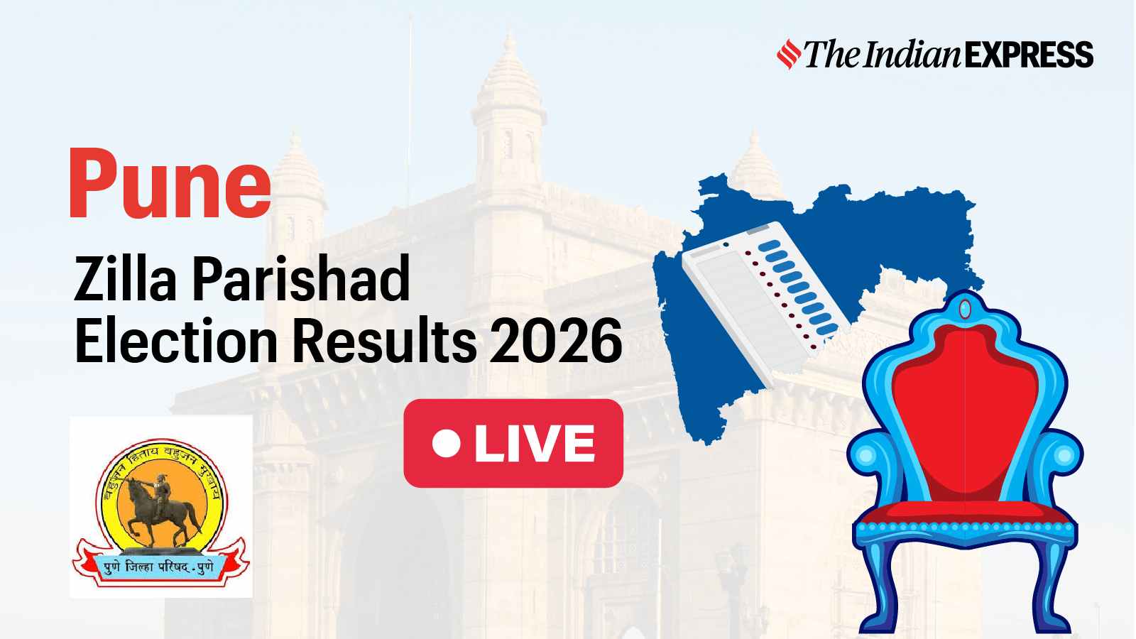 Pune Zilla Parishad Election Results 2026 LIVE: Pune ZP, Panchayat Samiti Election Result Ward-wise, Party-wise