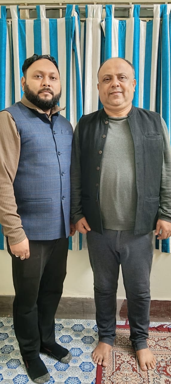 Prof. Rabindra Bharali (right) and Dr. Joyanta Sarkar