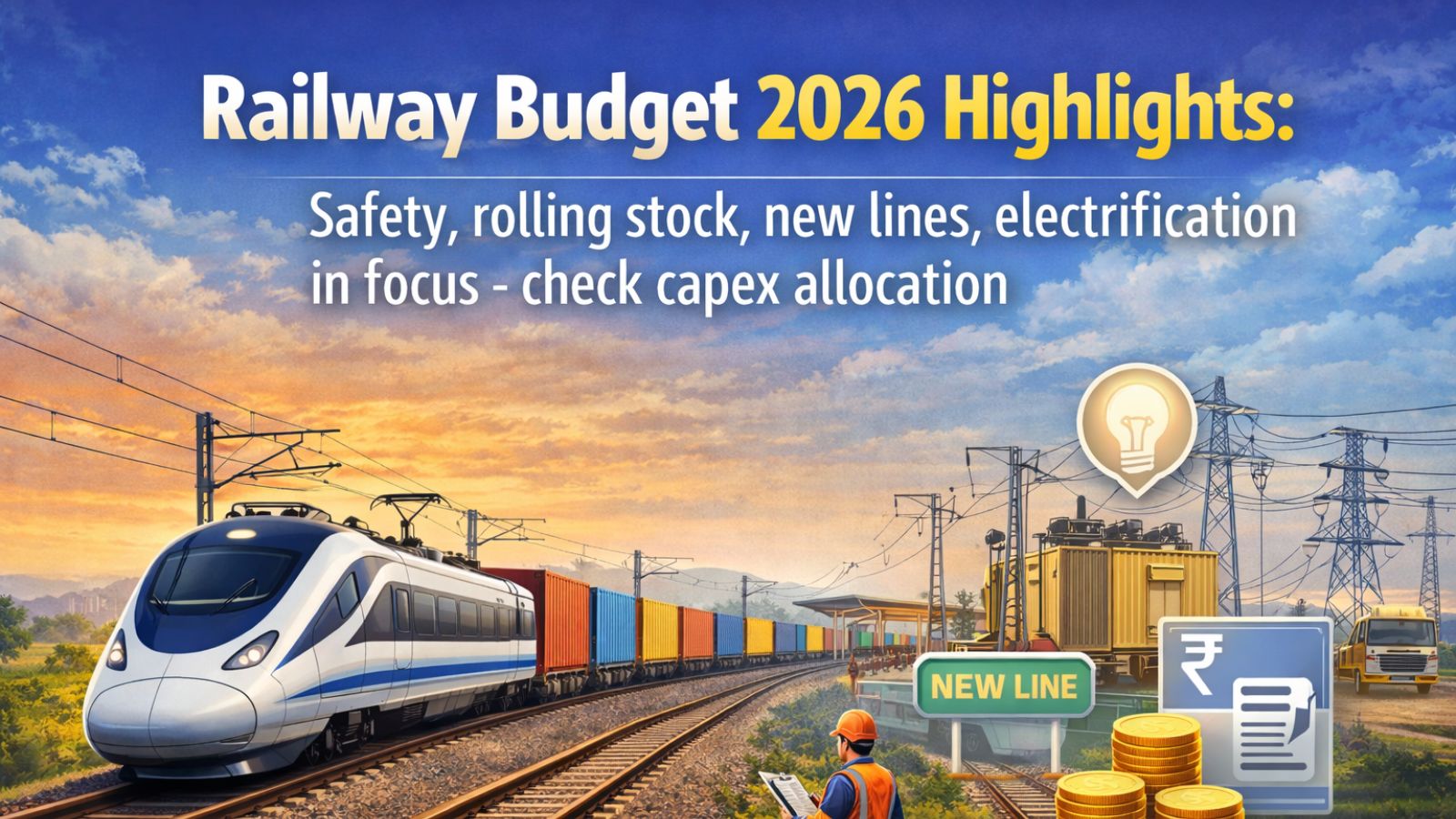 Railway Budget 2026 Highlights: Safety, rolling stock, new lines, electrification in focus – check capex allocation