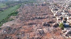 rajkot, rajkot demolition drive, aji river,