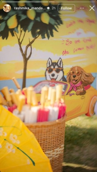 Rashmika Mandanna Instagram Stories