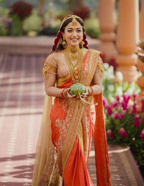vijay rashmika wedding look