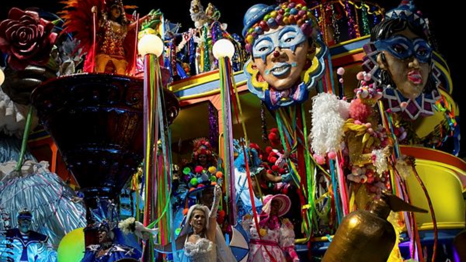 Carnival Parade In Rio De Janeiro Desktop Wallpaper 1920x1080