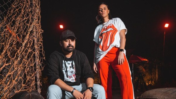 रोडीज़ पर रणविजय सिंह और नेहा धूपिया।