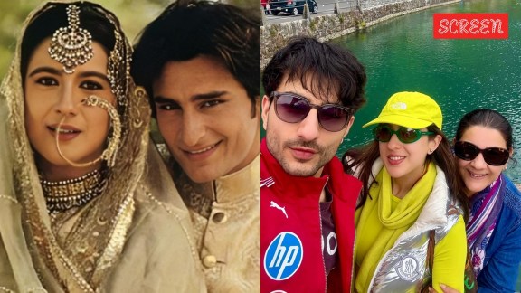 Saif Ali Khan and Amrita Singh family