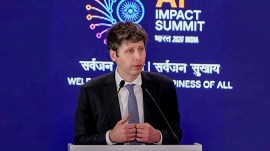 artificial intelligence, OpenAI CEO Sam Altman, chatgpt, Sam Altman, AI Impact Summit, AI Summit, 2026 AI Summit, machine thinking, Narendra Modi, Indian express news, current affairs