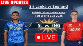 ENG vs SL Live Cricket Score, T20 World Cup 2026: England face Sri Lanka in the Super 8 match in Pallekele.