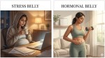 Experts decode stress belly vs hormonal belly after mid-30s for women