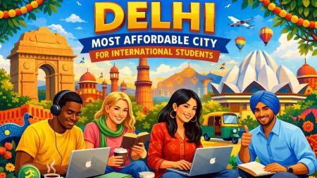 Delhi tops global list as most affordable city for international students
