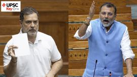 substantive motion, rahul gandhi, Nishikant dubey, upsc key