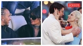 Super Bowl 2026: Kim Kardashian and Lewis Hamilton spotted together; Bad Bunny and Lady Gaga perform.