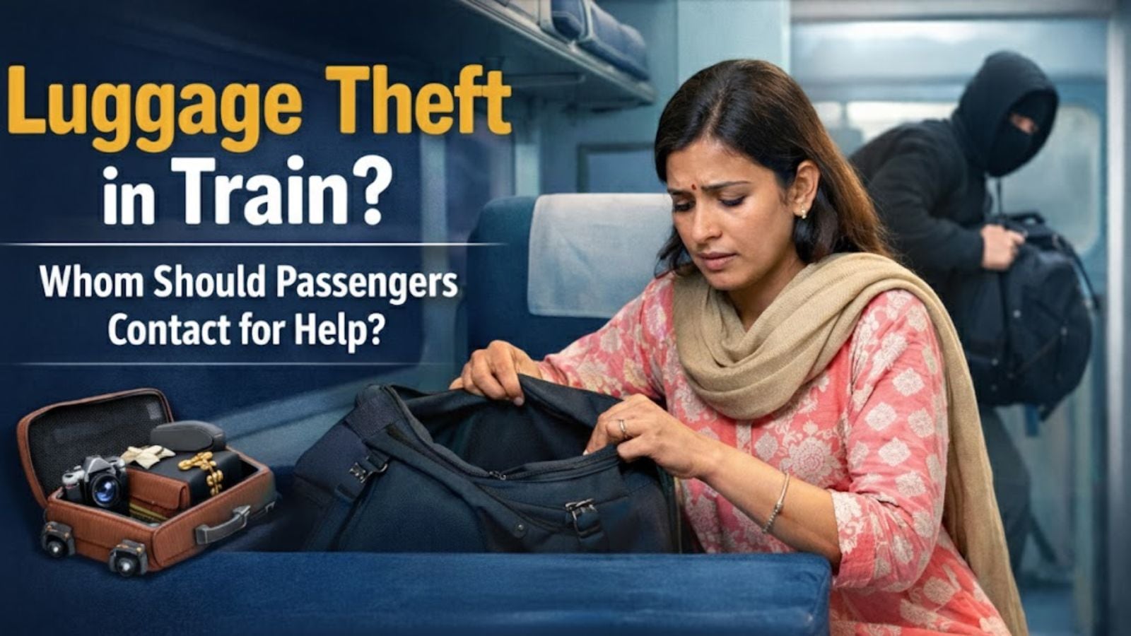 Indian Railways: Luggage theft in train? Whom should passengers contact for help