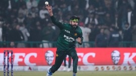 Usman Tariq's action has confounded umpires. Twice he was reported during the Pakistan Super League (PSL), but cleared both times. (AP Photo)