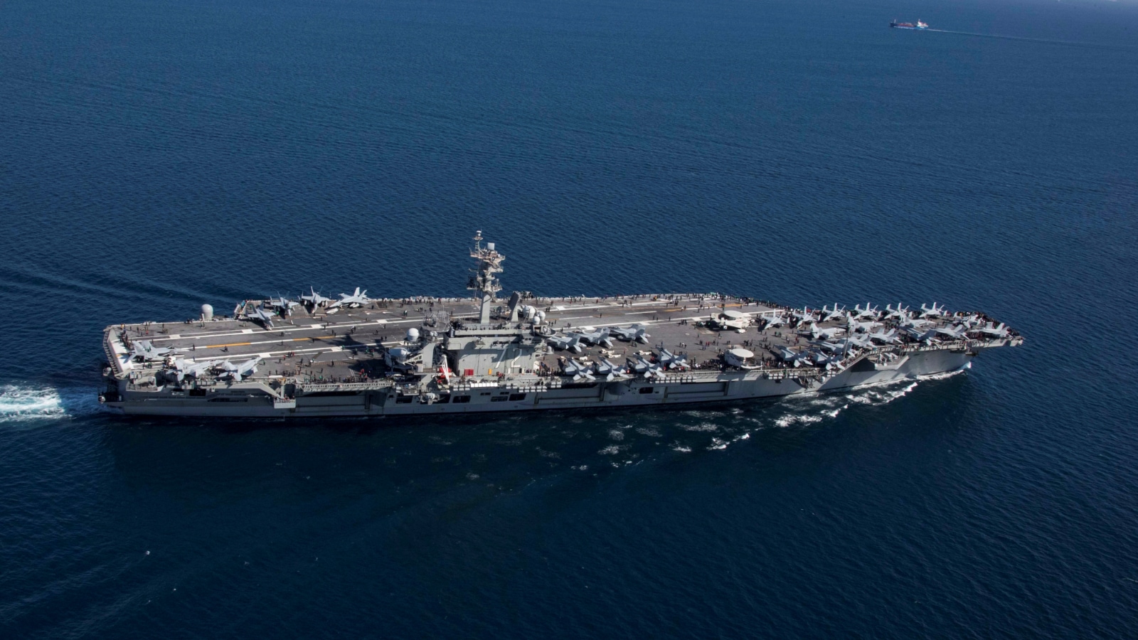 US shoots down Iran’s Shahed drone that approached USS Abraham Lincoln | World News