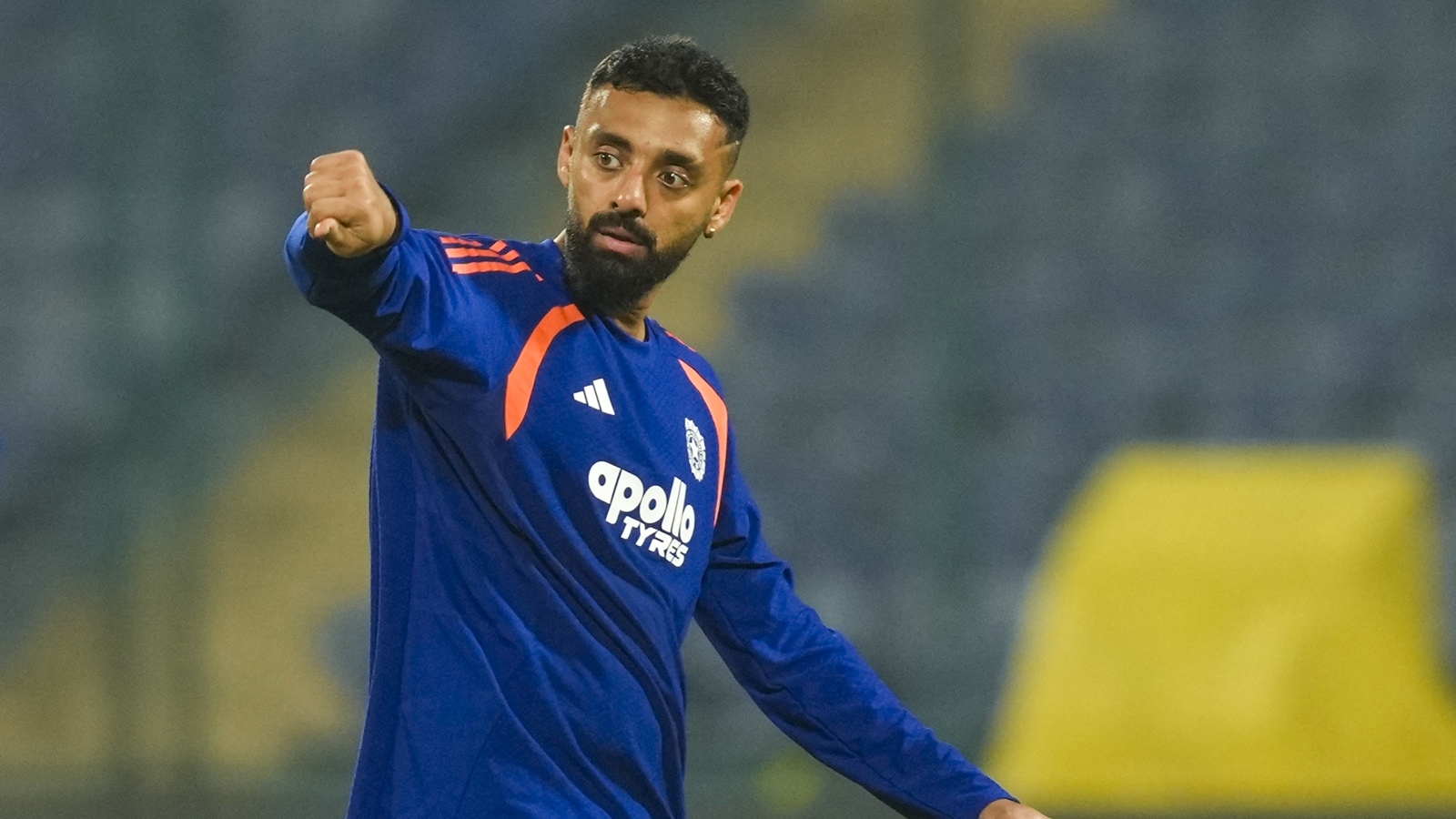 Varun's ability to consistently bowl on the good length, varying his speed and mixing his leg-spinners and googlies makes it a daunting task for the batters to pick him. (PTI Photo)