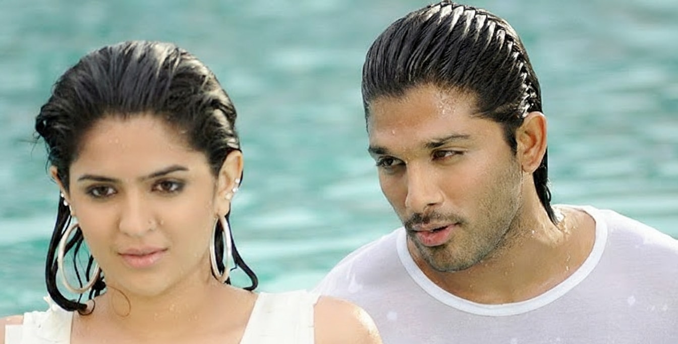 Deeksha Seth and Allu Arjun in Vedam