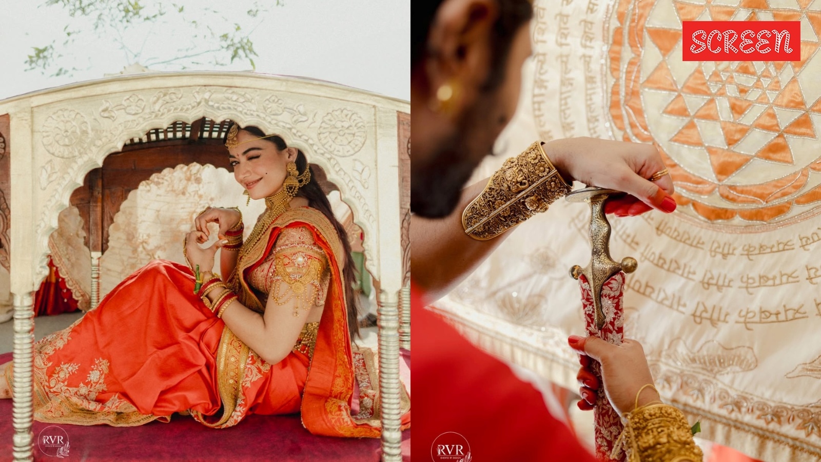 Inside Rashmika Mandanna–Vijay Deverakonda’s wedding: New photos show her palki entry, his ceremonial sword