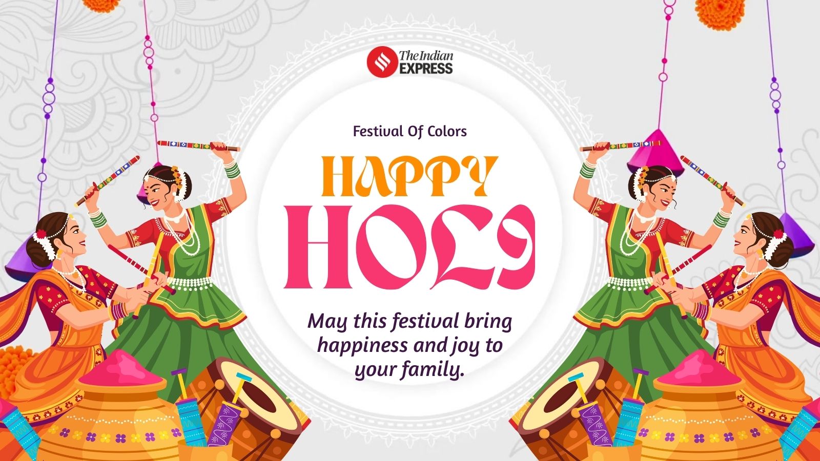 May every color you play with today bring peace to your mind and warmth to your soul. Happy Holi!