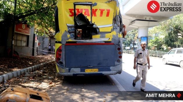 The bus driver was detained and is undergoing treatment