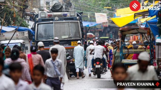 Police personnel were deployed in the Uttam Nagar area on Friday