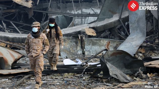 Around 400 people were reported dead, most of them patients, after a devastating airstrike struck Kabul on Monday night