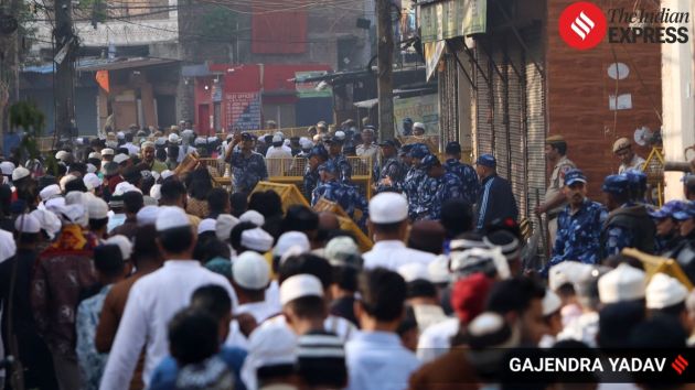 Residents described the prayers as peaceful but noted that celebrations were low key