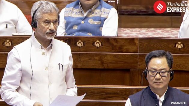 External Affairs Minister S. Jaishankar addressed the Rajya Sabha on Monday and outlined India’s approach to the ongoing West Asia conflict