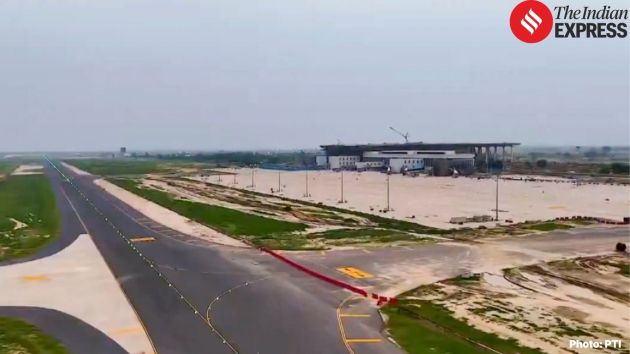 The facility includes a 3,900-metre runway capable of handling wide-body aircraft, along with advanced navigation systems
