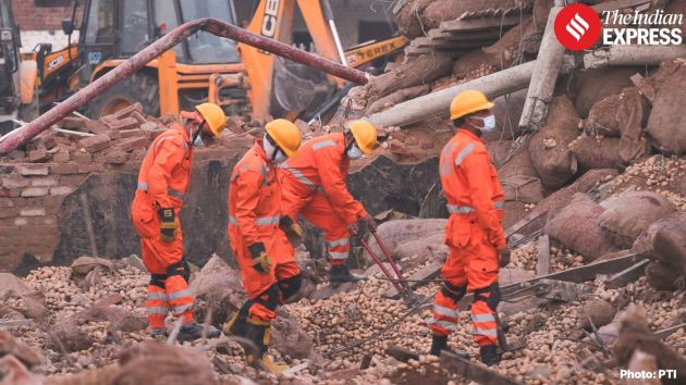 At least four workers were killed and 12 others injured after a portion of a cold storage facility collapsed