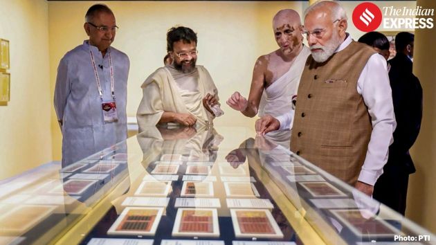 Prime Minister Narendra Modi inaugurated the newly built Samrat Samprati Museum at Koba village in Gandhinagar on Tuesday