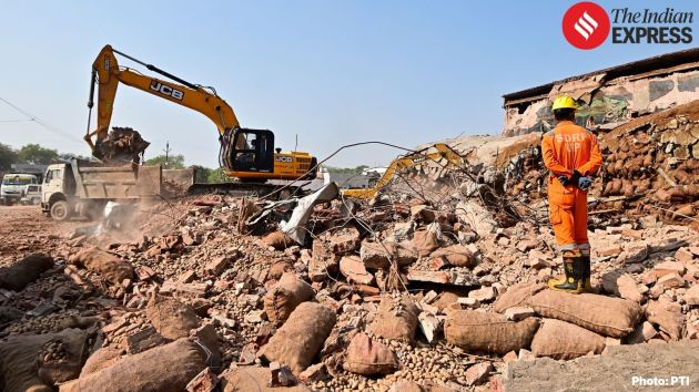 The exact cause of the collapse is yet to be determined and an inquiry is underway, police said