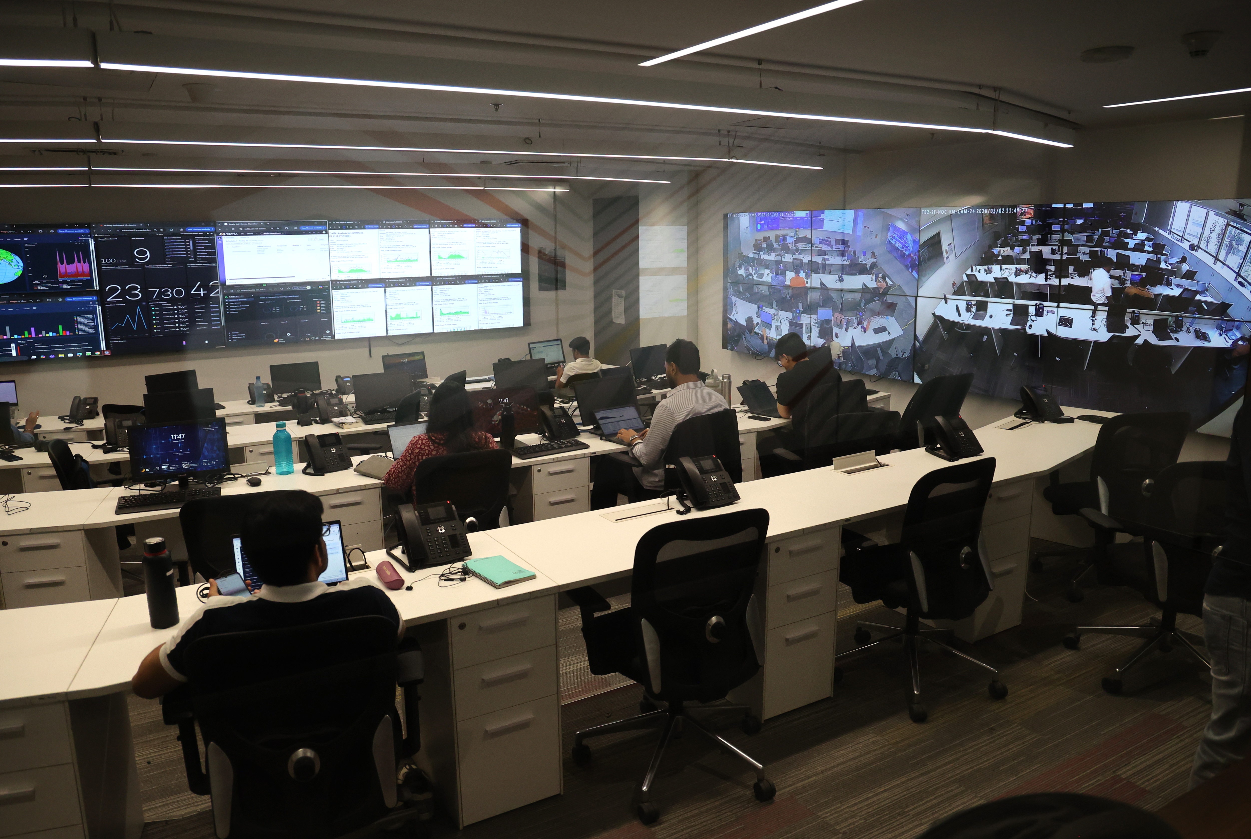 Inside an AI data centre