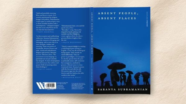 The book cover of Saranya Subramanian’s Absent People, Absent Places. 