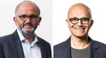 Shantanu Narayen (left) led Adobe through major changes including its shift to cloud subscriptions and expansion of creative software services.