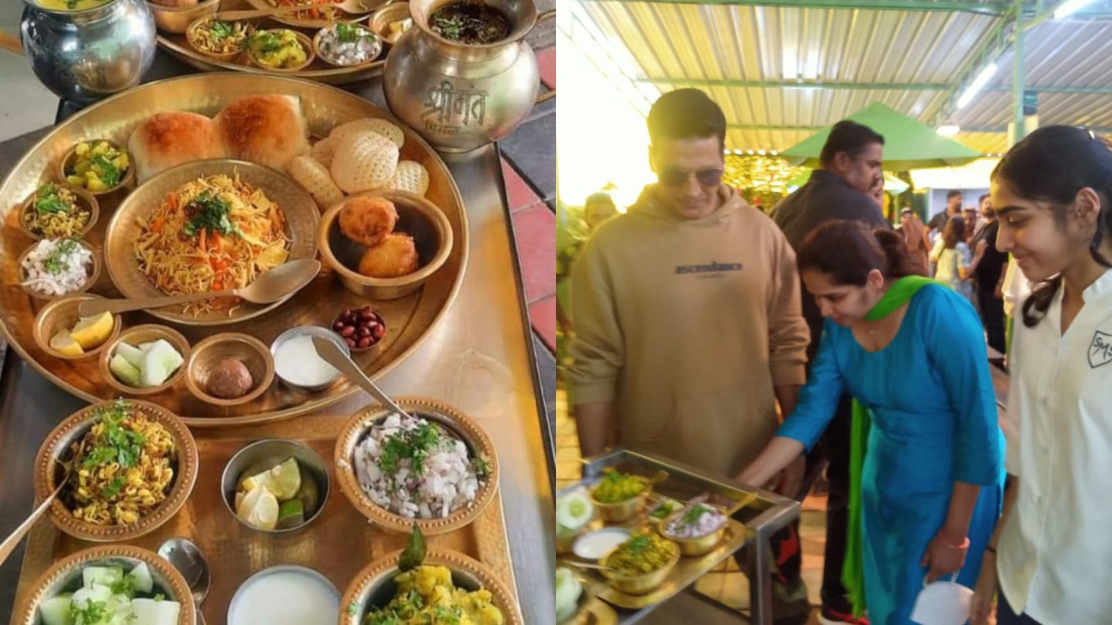 Shrimaant Misal Aani Barech Kaahi Pune, Pune misal thali restaurant, authentic Maharashtrian misal Pune,
