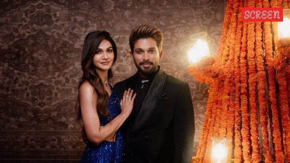 Allu Arjun with wife Sneha Reddy