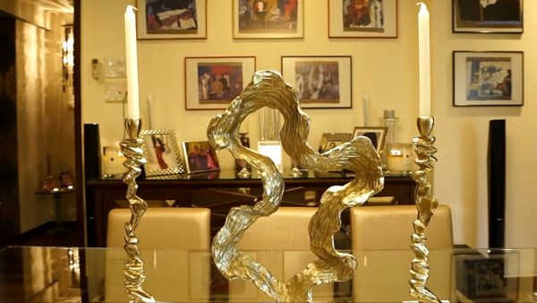 Inside Ameesha Patel’s Mumbai home. (Pic: Zoom/YT)