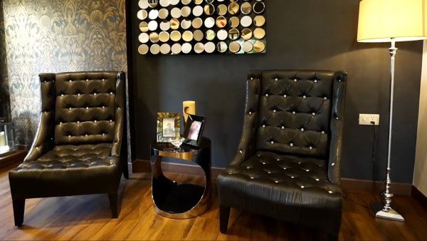 Inside Ameesha Patel’s Mumbai home. (Pic: Zoom/YT)