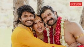 Anand Deverakonda has posted a candid video on Instagram showing himself dancing with Vijay Deverakonda and Rashmika Mandanna to "Sancharame," the first single from his upcoming film Epic: First Semester.