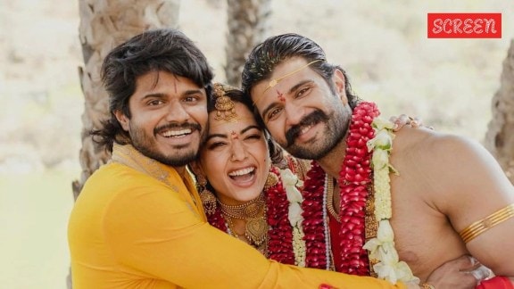 Anand Deverakonda has posted a candid video on Instagram showing himself dancing with Vijay Deverakonda and Rashmika Mandanna to "Sancharame," the first single from his upcoming film Epic: First Semester.