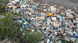 In his post on X, the photographer documented the “devastating state” of the islands during a recent visit