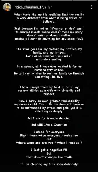 Anurag Dobhal's wife Ritika Chauhan defends in laws 