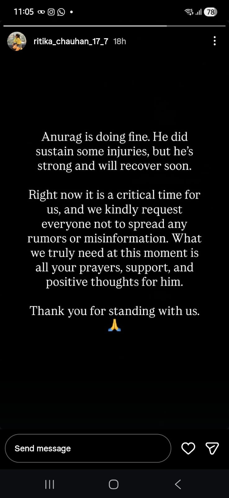 Anurag Dobhal's wife