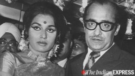 Asha Parekh and Nasir Hussain